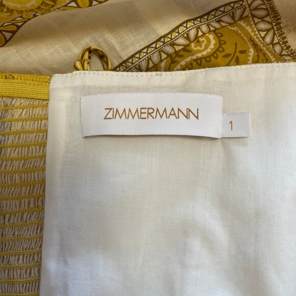NWT Zimmermann Lucky Corset Midi Dress - Picture 11 of 11